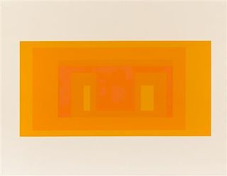 Josef Albers, (American/German, 1888-1976), I-S Va 6, (from Six Variants), 1969