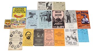 (16) VINTAGE CONCERT & CULTURAL POSTERS, MANY ICONIC AUSTIN, TEXAS CLUBS