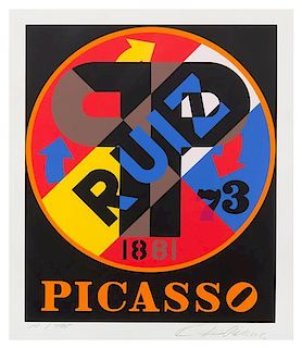 Robert Indiana, (American, b. 1928), Picasso, (from The American Dream portfolio), 1997
