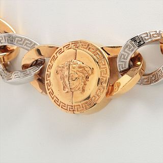 VERSACE MEDUSA GOLD PLATED NECKLACE