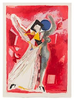 Marino Marini, (Italian, 1901 - 1980), La Traviata (from Metropolitan Opera Fine Art I), 1978