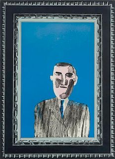 David Hockney, (British, b. 1937), Picture of a Portrait in a Silver Frame (from A Hollywood Collection), 1965