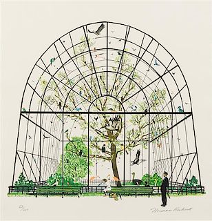 Norman Rockwell, (American, 1894-1978), The Aviary, 1971