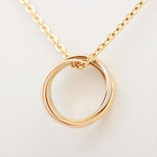 CARTIER BABY TRINITY 18K YELLOW, ROSE, WHITE GOLD NECKLACE