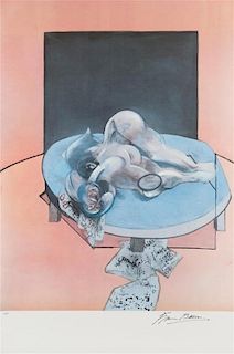Francis Bacon, (British, 1909 - 1992), Studies of the Human Body (central panel), 1980