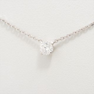 CARTIER LOVE SUPPORT DIAMOND 18K WHITE GOLD NECKLACE