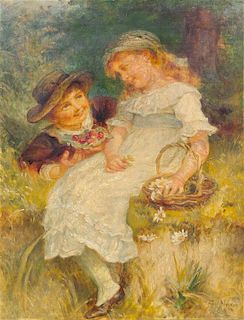 Frederick Morgan, (British, 1856 - 1927), Childhood Sweethearts