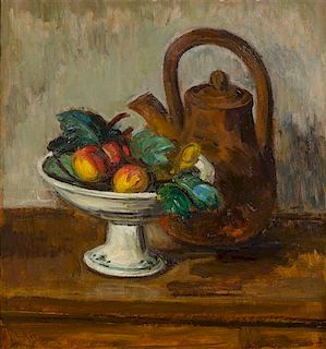 * Louis Ritman, (American, 1889 - 1963), Still Life with Teapot