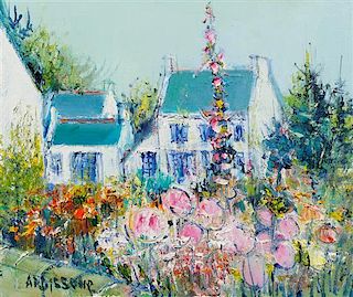 Yolande Ardissone, (French, b. 1927), Jardins bretons