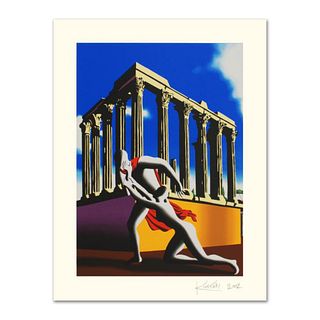 Mark Kostabi, "Eternal City" Limited Edition Serigraph, Numbered and Hand Signed with Certificate.
