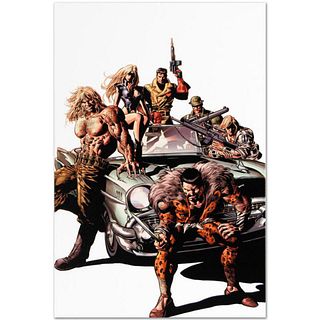 Marvel Comics "New Avengers #10" Numbered Limited Edition Giclee on Canvas by Mike Deodato Jr. with COA.