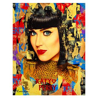 Nastya Rovenskaya- Original Oil on Canvas "Katy Perry"