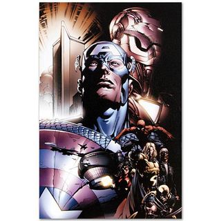 Marvel Comics "New Avengers #6" Numbered Limited Edition Giclee on Canvas by David Finch with COA.
