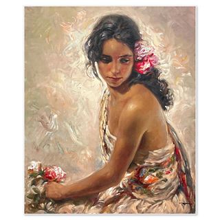 Royo, "Andaluza" Limited Edition Printer's Proof on Clay-Board (29" x 24"), Numbered and Hand Signed with Letter of Authenticity.