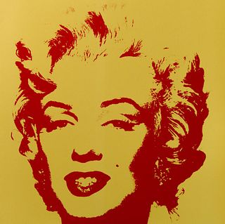 Andy Warhol- Silk Screen "Golden Marilyn 11.40"