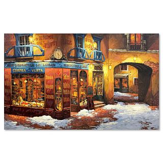 Viktor Shvaiko, "Light on the Snow" Hand Embellished Limited Edition Printer's Proof on Canvas (26.5" x 43"), Numbered 1/1 and Hand Signed with Letter