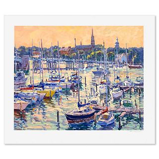 Bill Schmidt, "Annapolis Sunset" Limited Edition Printer's Proof, Numbered and Hand Signed with Letter of Authenticity