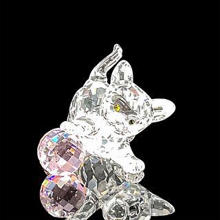 Swarovski Crystal Figurine, Kitten Standing