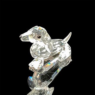 Swarovski Silver Crystal Figurine, Dachshund