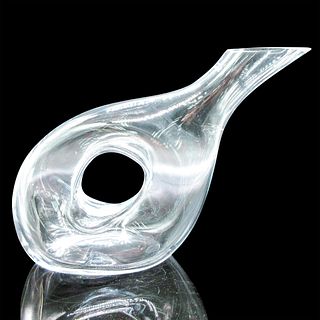 Contemporary Made in Poland Glass Wine Decanter