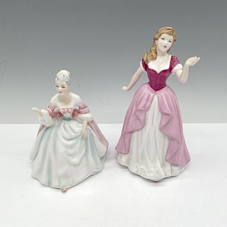 2pc Royal Doulton Pretty Ladies Figurines, HN4774 + HN3310