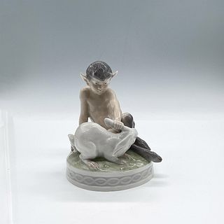 Royal Copenhagen Figurine, Faun and Rabbit, 439
