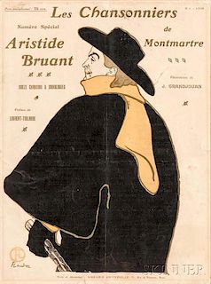 After Henri de Toulouse-Lautrec (French, 1864-1901)      Les Chansonniers de Montmartre  /A Magazine