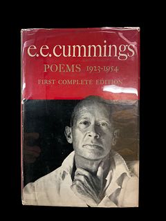 E.E. Cummings Poems 1923-1954 First Edition 1954 with Handwritten Poem