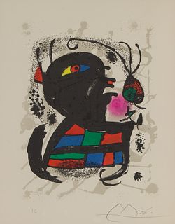 Joan Miro (Spanish, 1893-1983) Lithograph