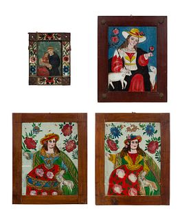 Reverse Painting On Glass Assortment