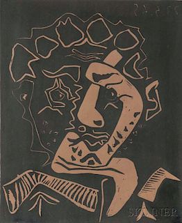 Pablo Picasso (Spanish, 1881-1973)      Tête d'histrion (Le danseur)