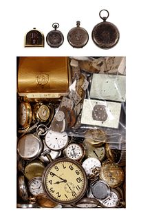 Pocket Watch, Wristwatch and Part Assortment