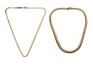 14k Yellow Gold Necklaces