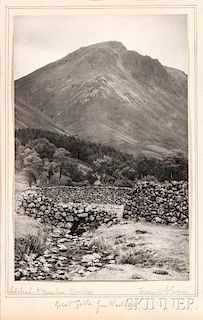 Frederick H. Evans (British, 1853-1943)      Lakeland: A Mountain Shoulder