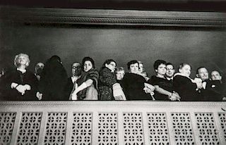 Robert Frank (Swiss, b. 1924)      Theater-goers in a Balcony