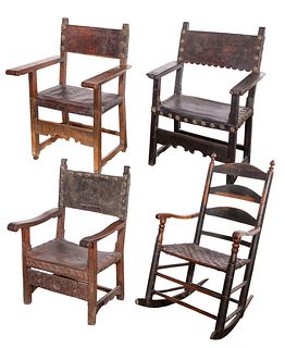 Spanish Moorish Style Chair Assortment