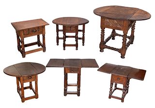 European Post Renaissance Style Table Assortment