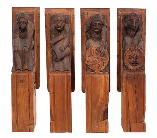 Carved Wood Corbel Collection