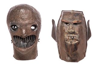 Medieval Style Prop Iron Masks
