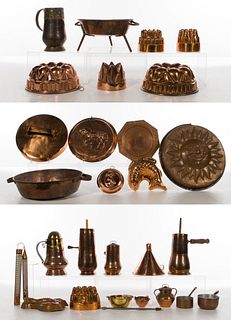 Copper Kitchenware Assortment