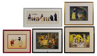 Snow White Serigraph Cel Animation Art Assortment
