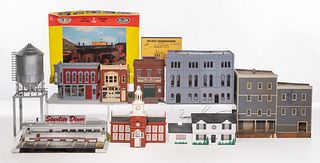 Model Train Building and Accessory Assortment