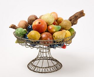 Wire Compote with Stone Fruit Collection