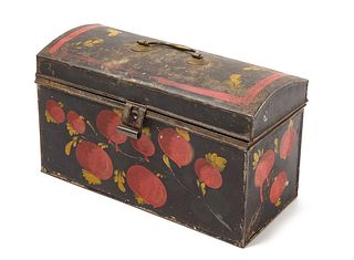 Tole Decorated Document Box