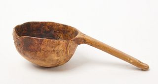 *Early Burl Scoop and Cup
