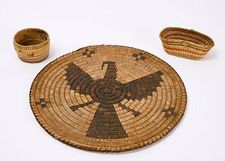 *Three Native American Baskets