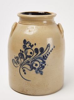 Haxtun Ottmans Stoneware Jar