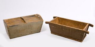Two Wooden Troughs