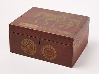 *Paint Decorated Box