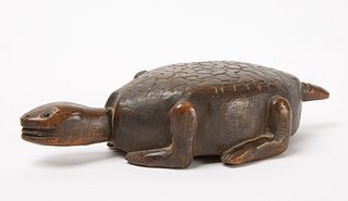 Folk Art Carved Turtle